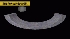 斯曼克磨粒流推出水粒子去毛刺機(jī)！