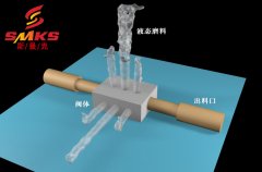 ABS閥體去毛刺，相交孔毛刺前后對比！