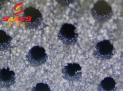  磨粒流拋光小孔內(nèi)壁，50個(gè)小孔同時(shí)拋光，5分鐘！ 
